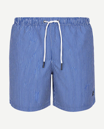 Zwembroek pin stripe donkerblauw