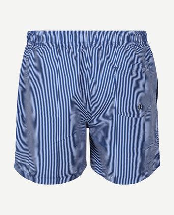 Zwembroek pin stripe donkerblauw
