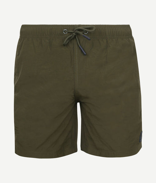 Suitable zwembroek plain army groen | Regular-fit