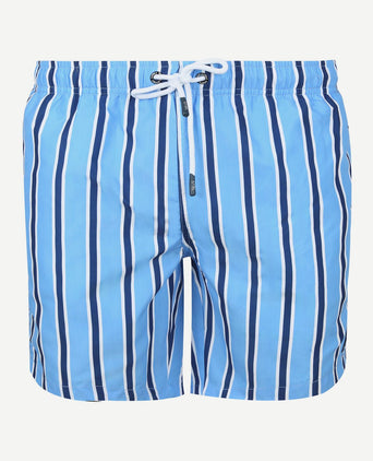 Suitable zwembroek stripe blauw | Regular-fit