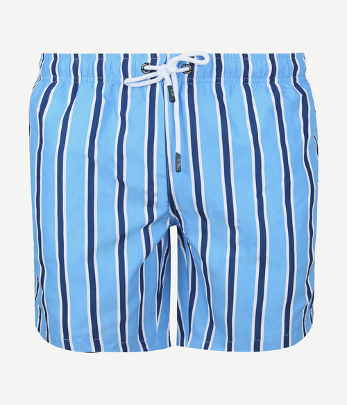 Suitable zwembroek stripe blauw | Regular-fit