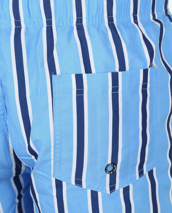 Suitable zwembroek stripe blauw | Regular-fit