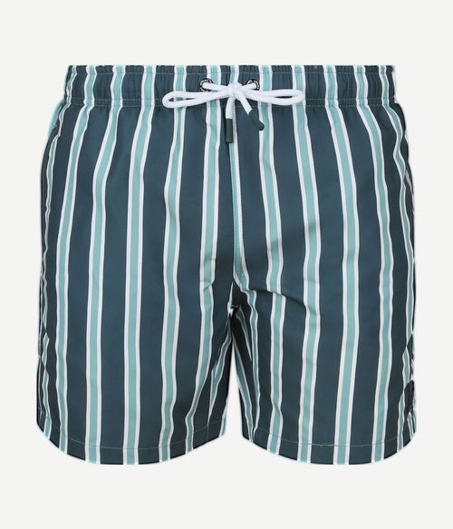 Suitable zwembroek stripe groen | Regular-fit