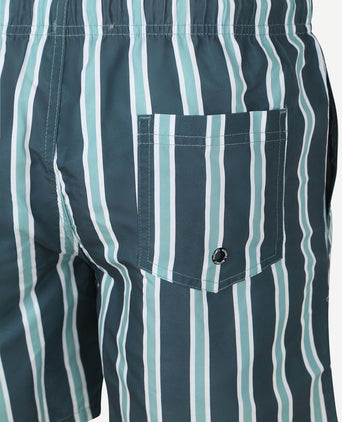 Suitable zwembroek stripe groen | Regular-fit