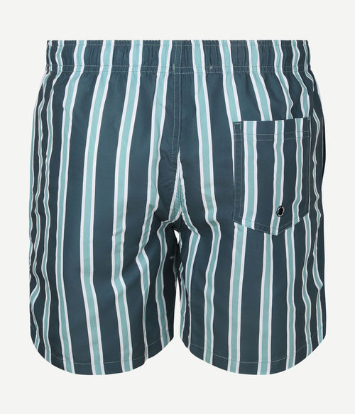 Suitable zwembroek stripe groen | Regular-fit