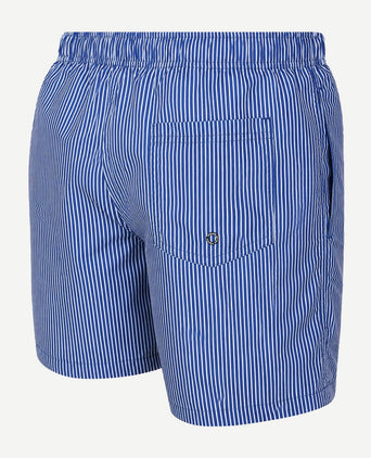 Zwembroek pin stripe donkerblauw