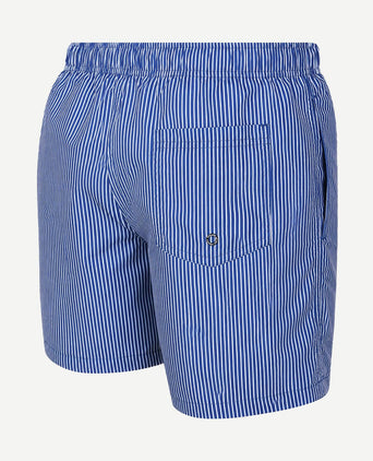 Zwembroek pin stripe donkerblauw