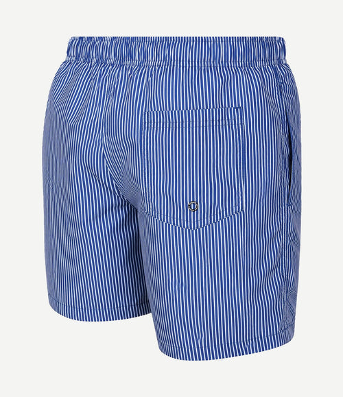 Zwembroek pin stripe donkerblauw