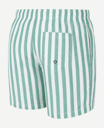 Zwembroek big stripe groen