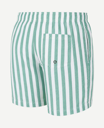 Zwembroek big stripe groen