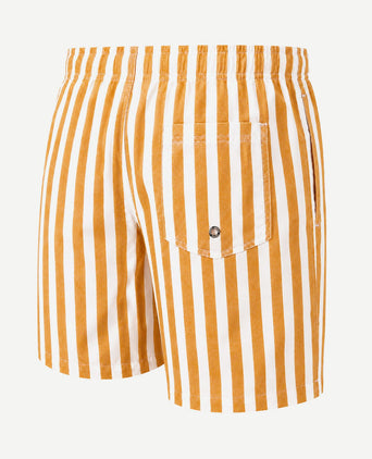 Zwembroek big stripe oranje