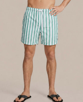 Zwembroek big stripe groen