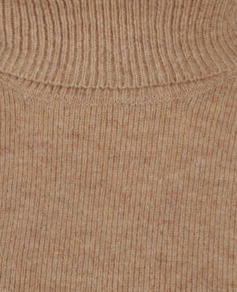 Dames coltrui lamswol camel
