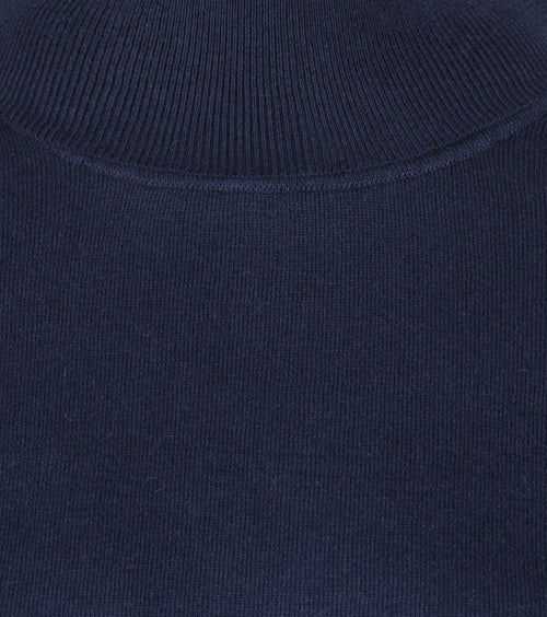 Dames coltrui cotton cashmere donkerblauw