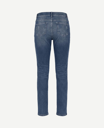 Jeans dames dark blue denim