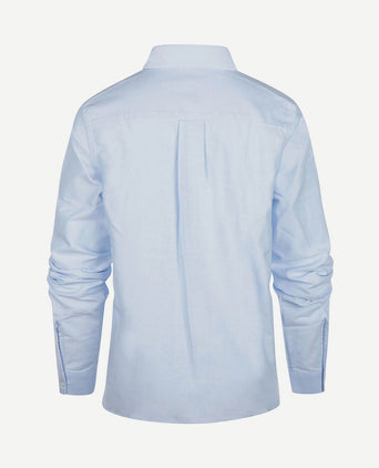 Blouse bibi Oxford lichtblauw