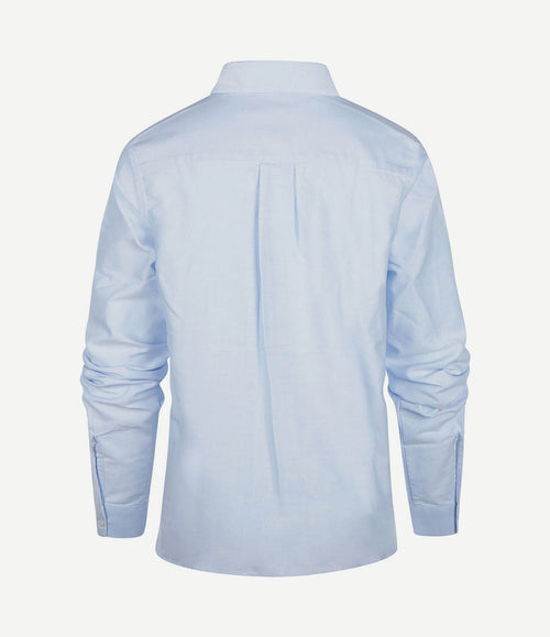 Blouse bibi Oxford lichtblauw