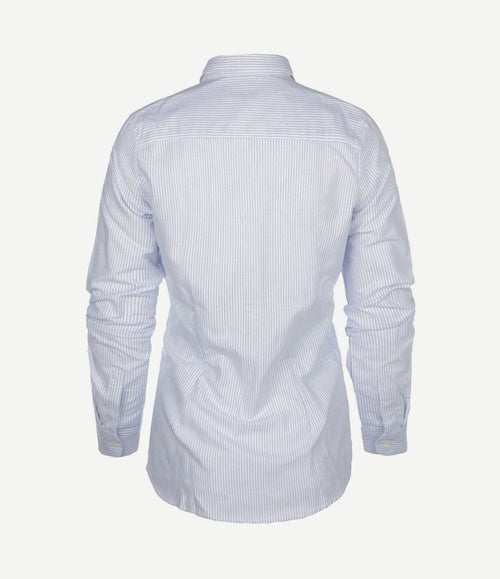 Blouse lauren strepen lichtblauw