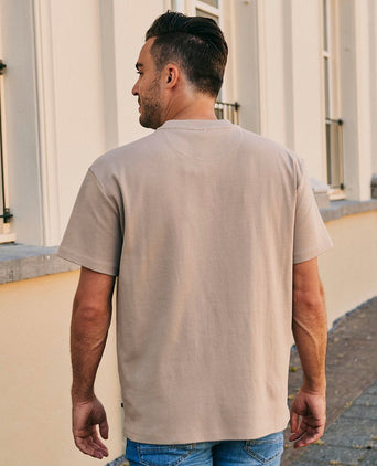 Rink t-shirt heavy jersey taupe