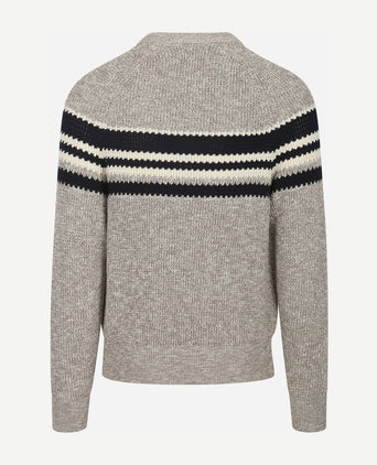Pullover grijs melange