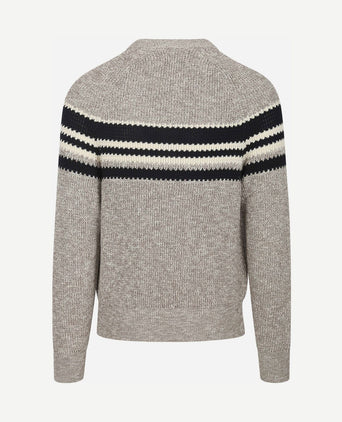 Pullover grijs melange