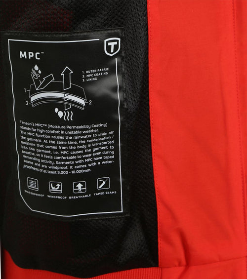 Tenson andrew mpc jacket rood | Regular-fit