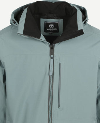 Tenson damien mpc jacket grey green | Regular-fit