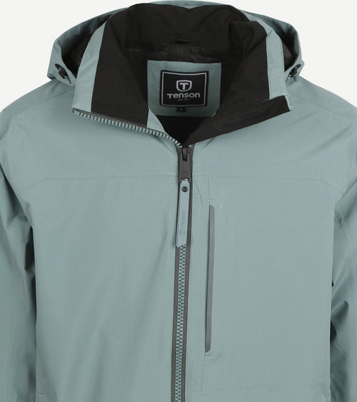 Tenson damien mpc jacket grey green | Regular-fit