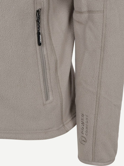 Fleece jack miracle taupe