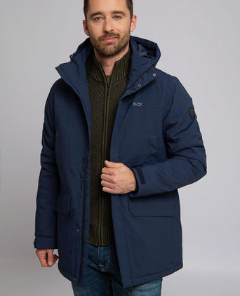 Tenson harris jas donkerblauw | Regular-fit