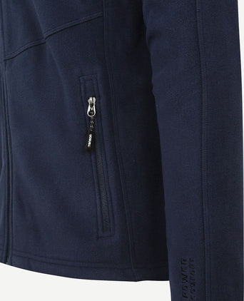 Tenson miracle fleece jack donkerblauw