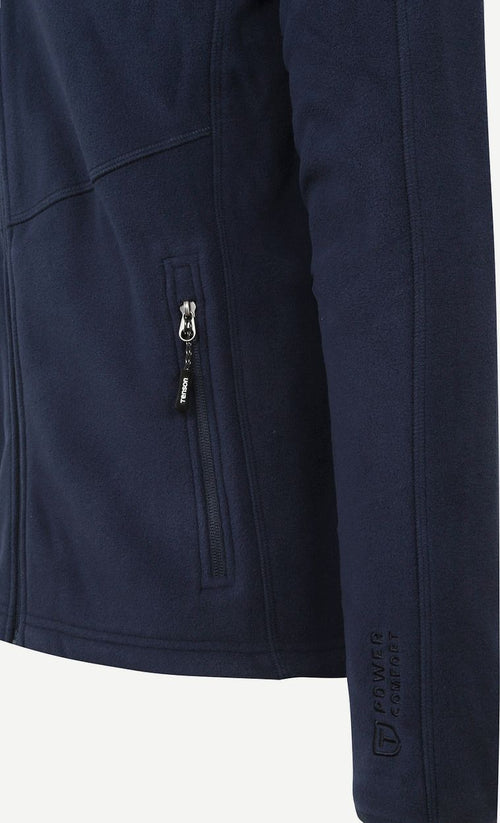 Tenson miracle fleece jack donkerblauw