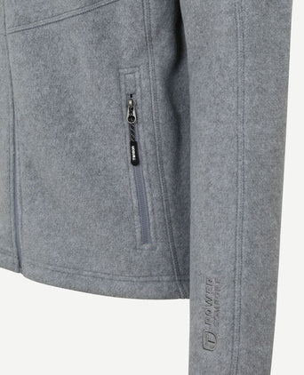 Miracle fleece jack grijs