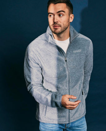 Tenson miracle fleece jack grijs