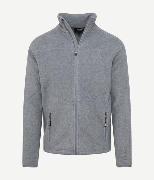 Tenson miracle fleece jack grijs