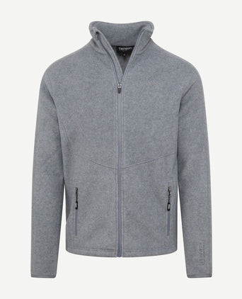 Tenson miracle fleece jack grijs