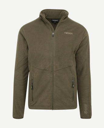 Miracle fleece jack olijfgroen
