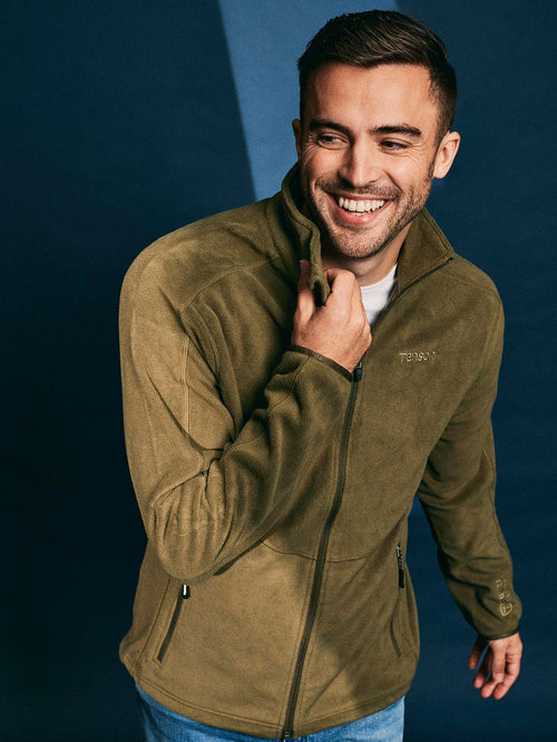 Miracle fleece jack olijfgroen