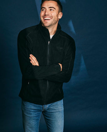 Miracle fleece jack zwart