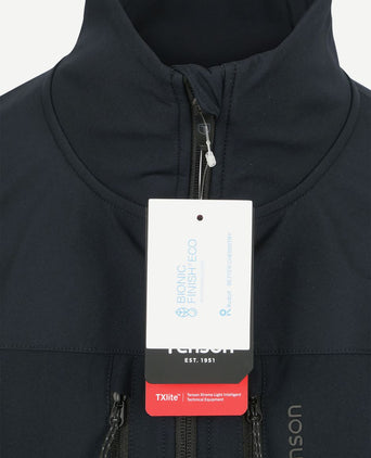 Softshell jack zwart