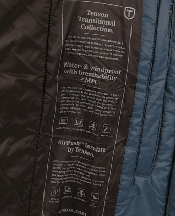 Transition coat donkerblauw