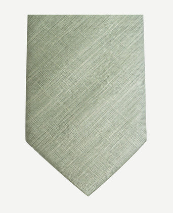Zijde stropdas two toned groen