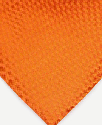 Zijde stropdas oranje