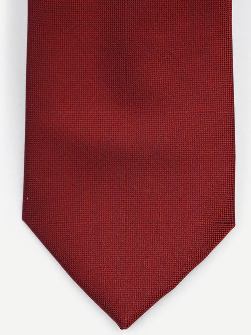 Suitable zijde stropdas donkerrood