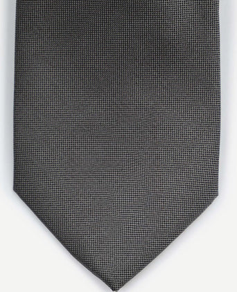 Suitable zijde stropdas antraciet