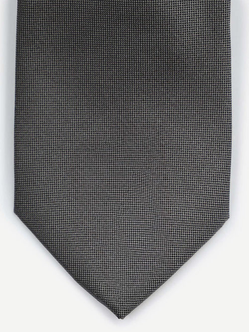 Suitable zijde stropdas antraciet