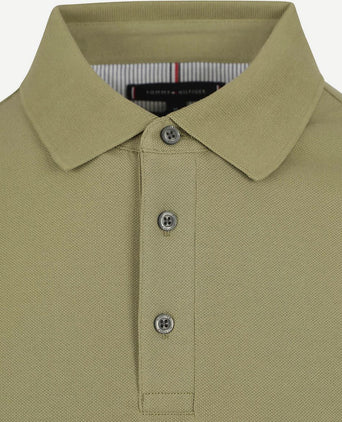 Tommy Hilfiger 1985 faded polo groen | Slim-fit