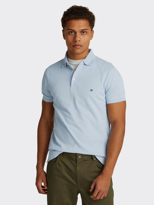 Tommy Hilfiger 1985 polo blauw | Slim-fit