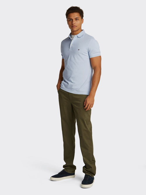 Tommy Hilfiger 1985 polo blauw | Slim-fit