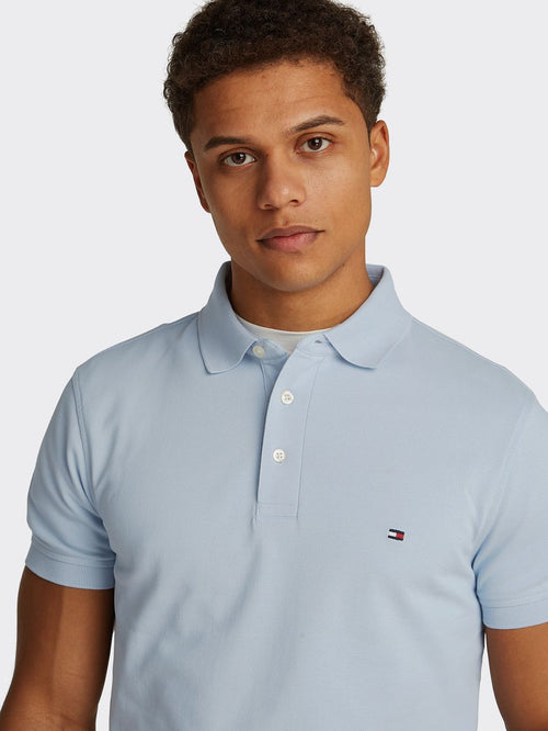 Tommy Hilfiger 1985 polo blauw | Slim-fit